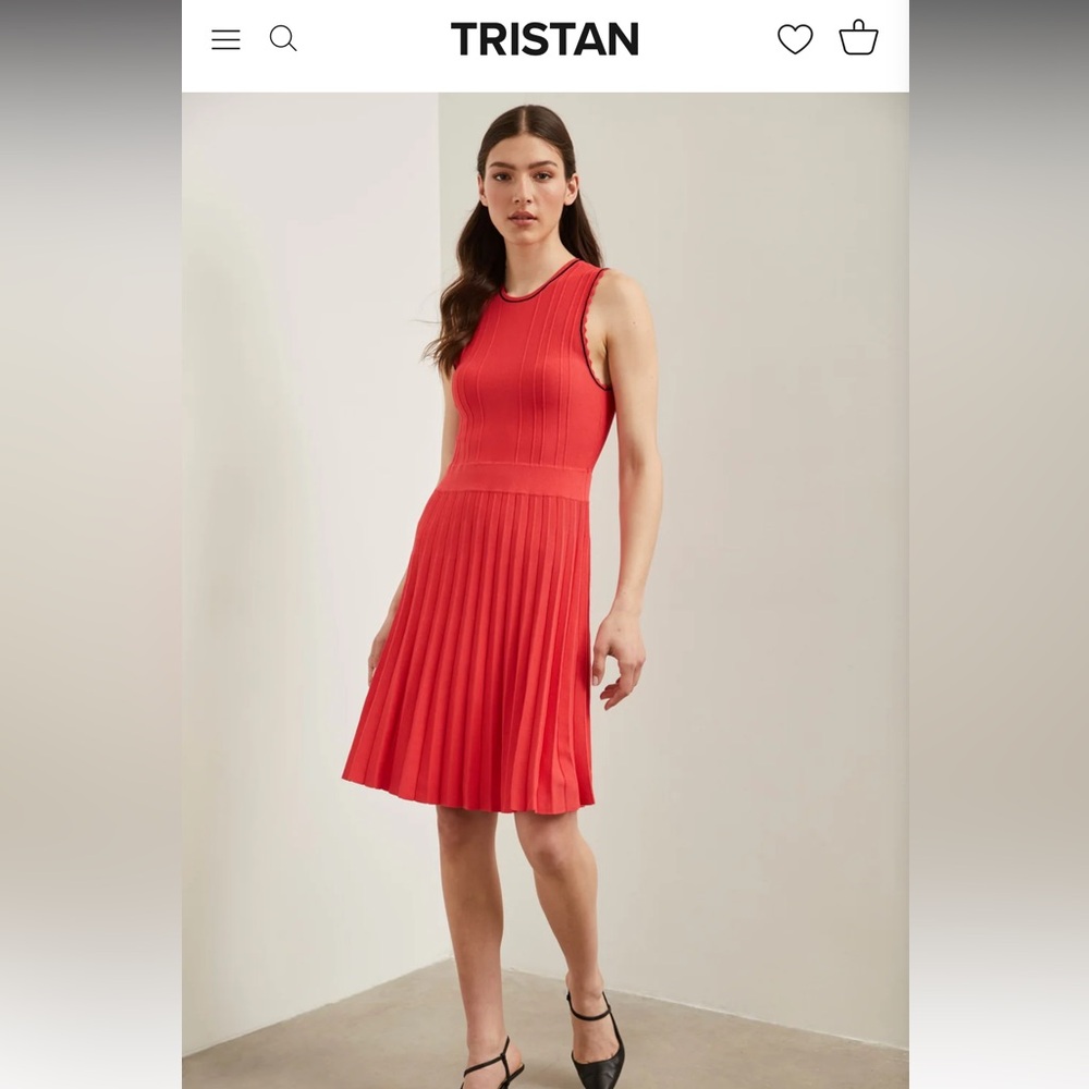 Red Sleeveless Dress from TRISTAN brand new